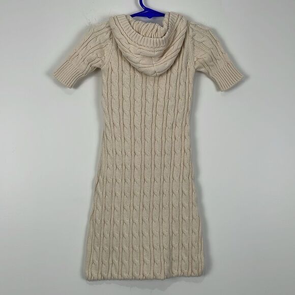 Gap Baby Sweater Sack 0-3 Months Cable Knit Cream Button Front - Picture 5 of 5